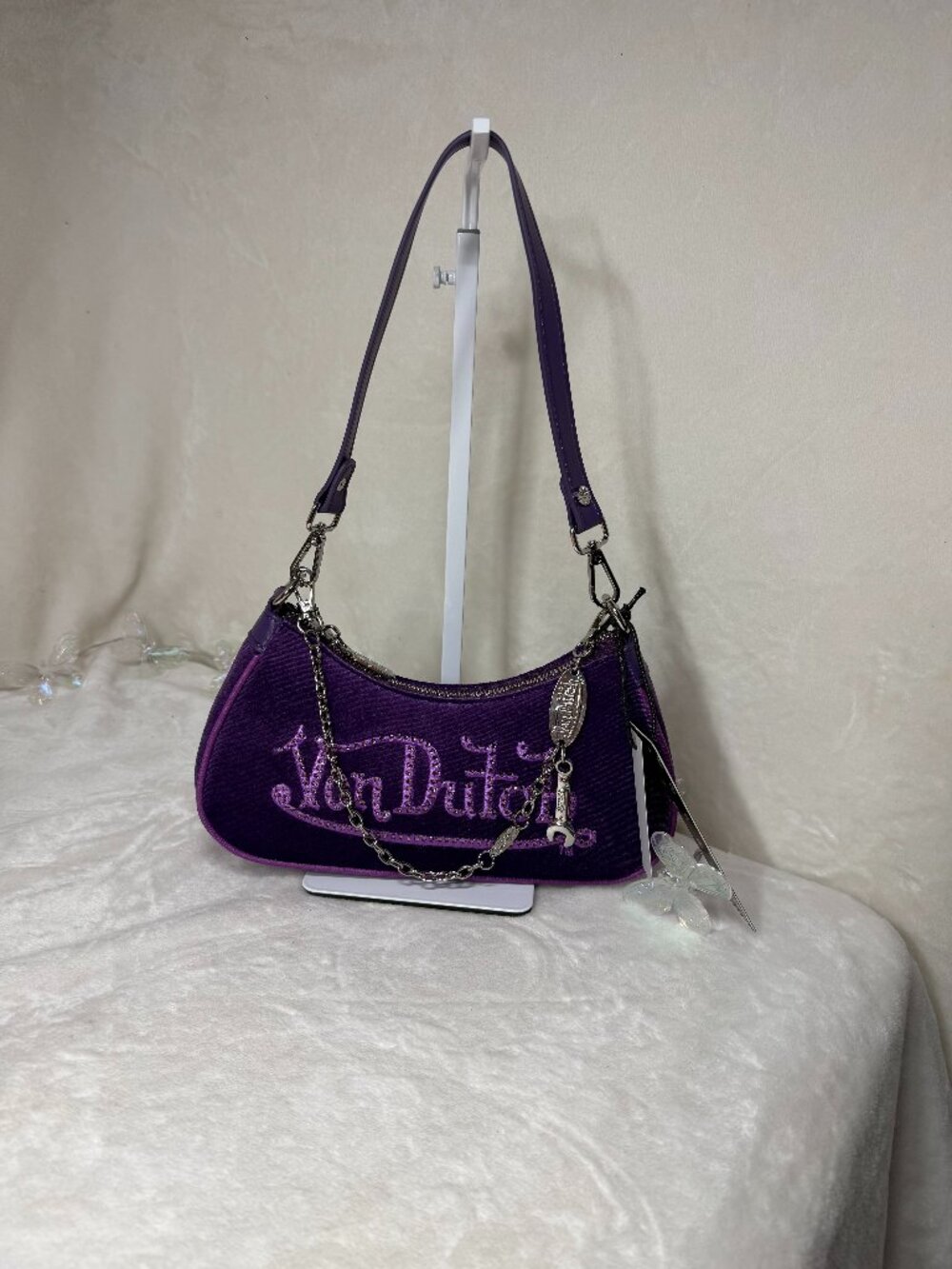Von Dutch Purple Shoulder Bag — New With Tags